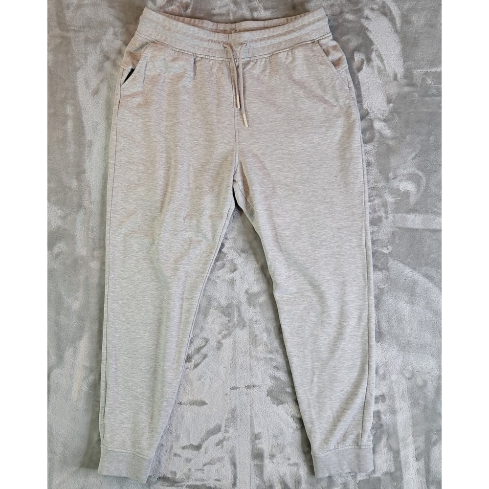 Free Fly Womens Bamboo Lightweight Fleece Jogger Pants Grey Heather Large 3360